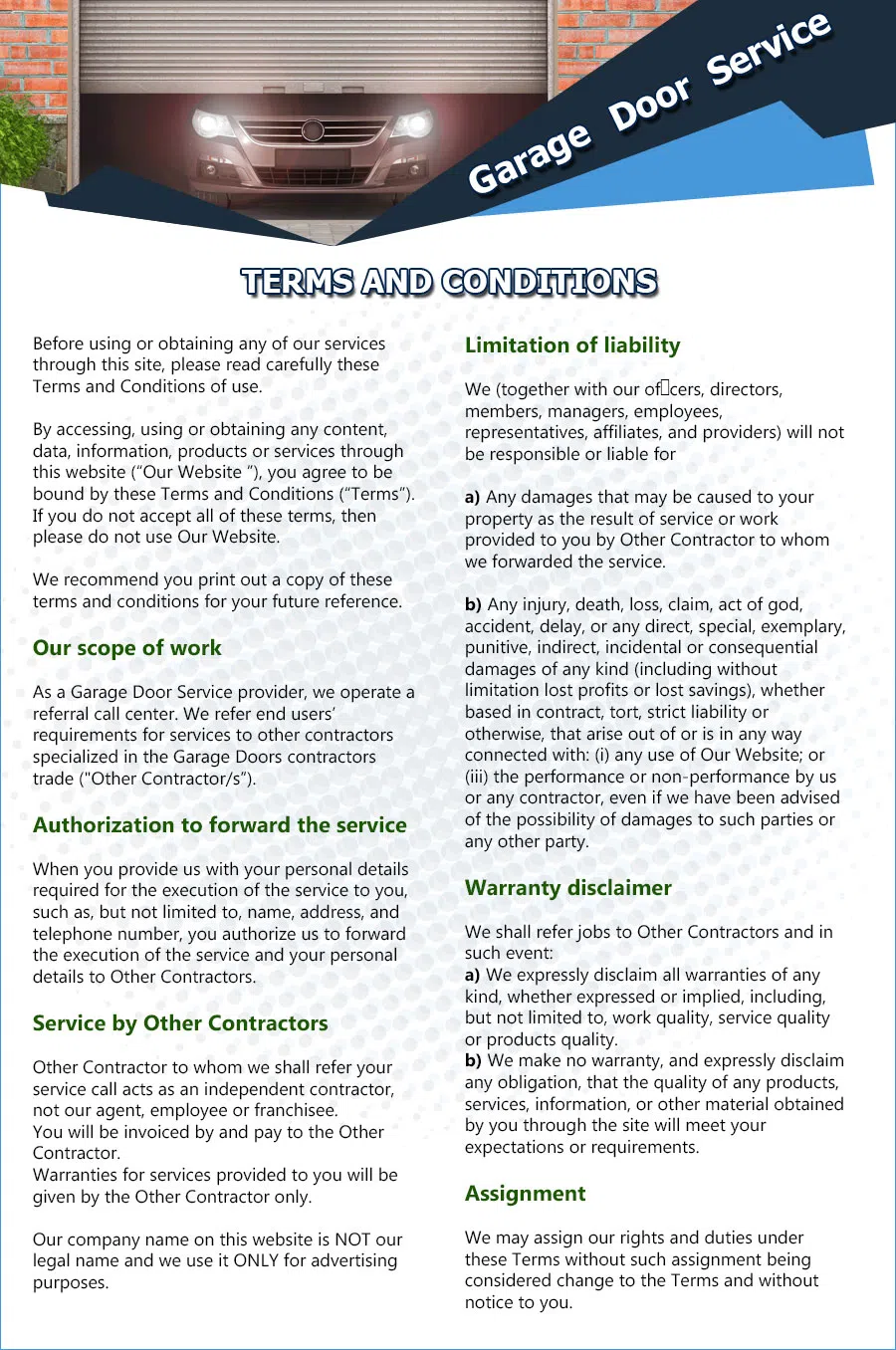 Eagle Garage Door Service Fort Lauderdale, FL 954-312-0368